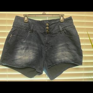 Stretchy YMI Dark Blue Shorts